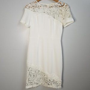 NWT Lacey Short Sleeve White Dress